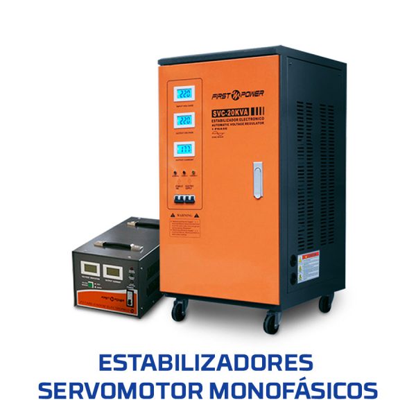 ESTABILIZADOR SERVOMOTOR MONOFÁSICO